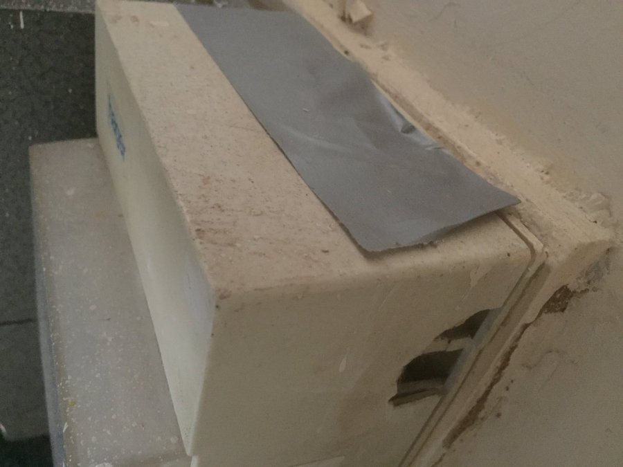 Consumer units shouldn't have holes