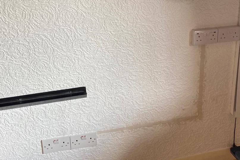 We installed additional sockets on the wall in Burton