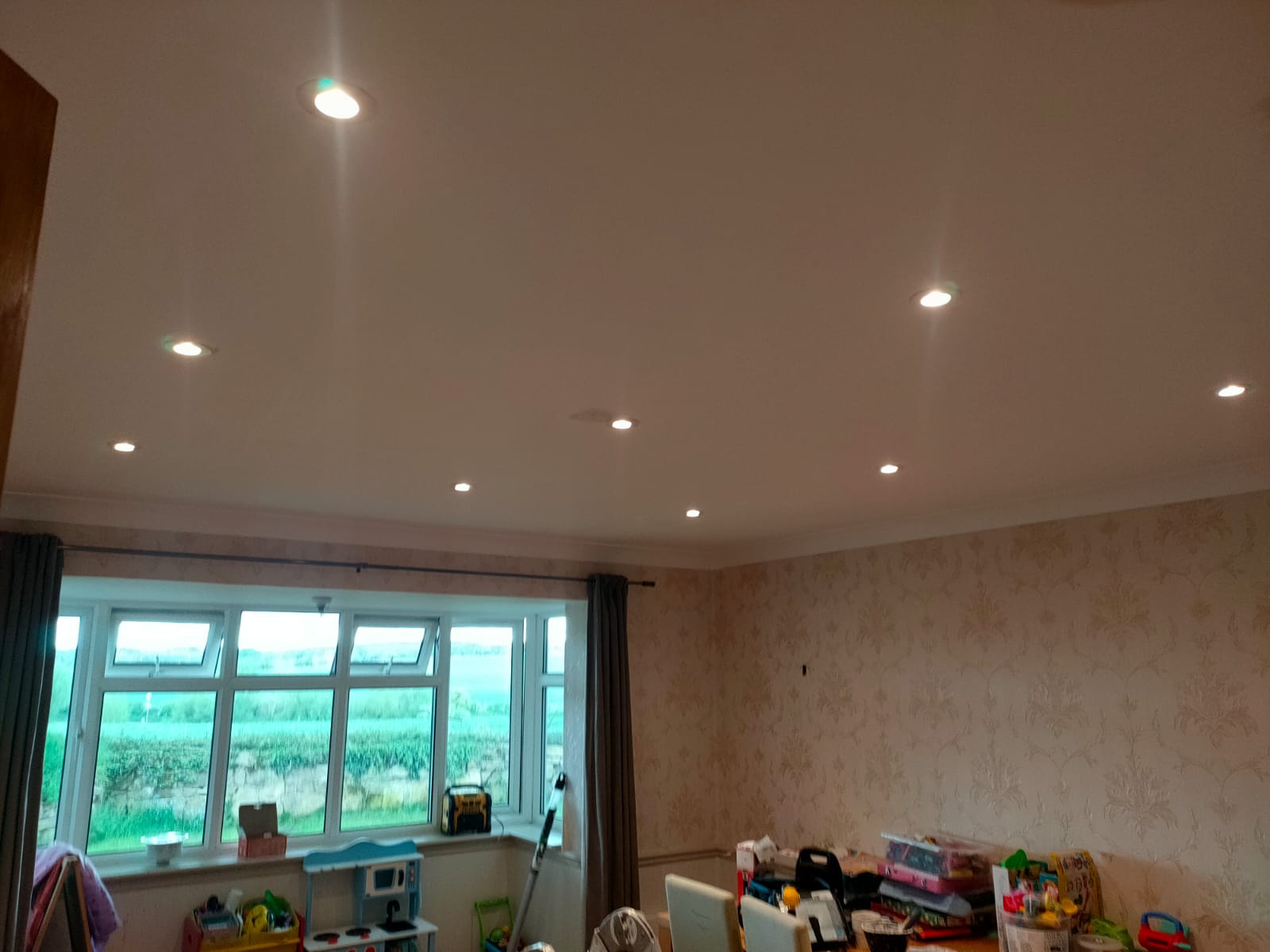 Each light works perfectly, all of the holes are sanded in, and can be painted by the customers decorator if they choose