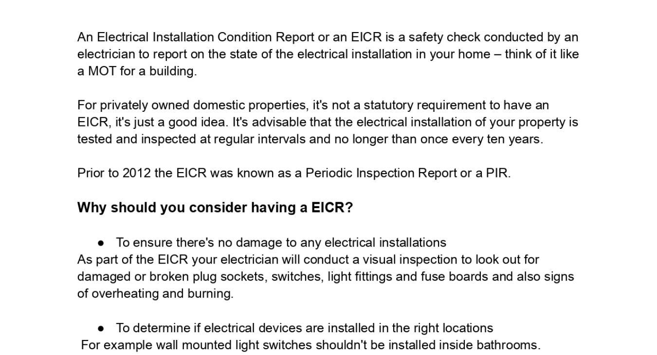 EICR